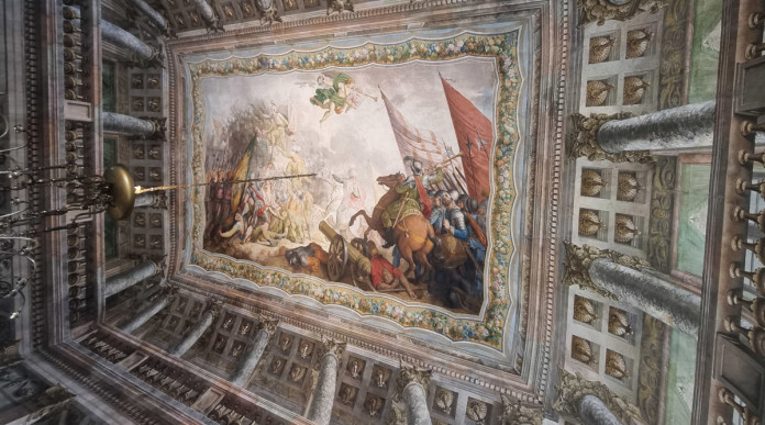 Beretta finanzia il restauro del Salone d’onore di Palazzo Averoldi Beretta finanzia il restauro del Salone d’onore di Palazzo Averoldi